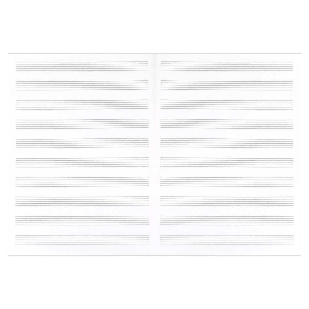 Тетрадь для нот А4, 12л. на скрепке, вертикальная, Феникс+ Красная гитара