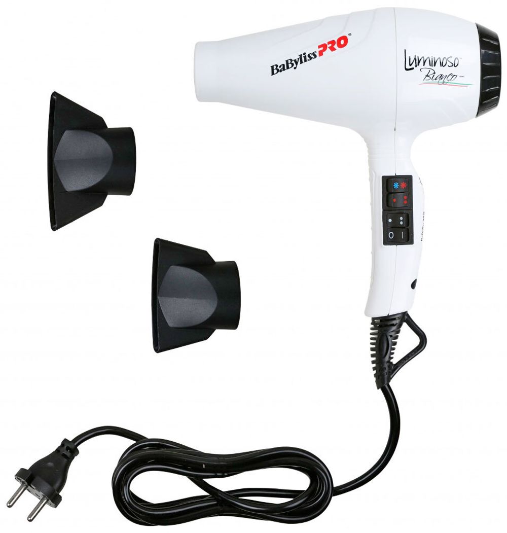 Профессиональный фен BaByliss PRO Luminoso+ Ionic Bianco BAB6360IE 2100w - 10