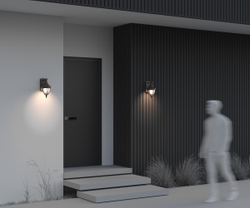 Уличный настенный светильник Outdoor O027WL-01B