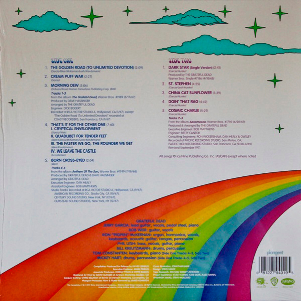 Grateful Dead / Smiling On A Cloudy Day (Coloured Vinyl)(LP)