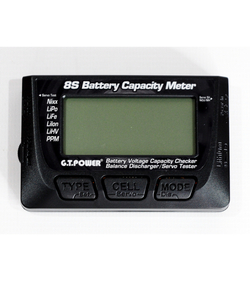 Измеритель емкости Li-Po аккумуляторов 8S G.T.Power