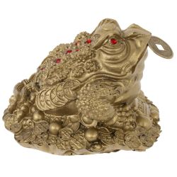 GAEM Фигурка декоративная "Лягушка денежная", L9 W8,5 H6,5 см