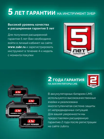 Газонокосилка аккумуляторная ЗУБР ГКЛ-4040 (без АКБ и ЗУ)