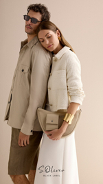 Мягкая верхняя рубашка в расслабленной посадке с карманами s.Oliver Black Label