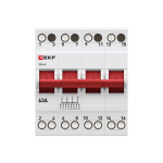 Трехпозиционный переключатель ТПС-63 4P 63А PROXIMA EKF