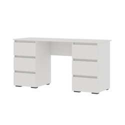 Хелен ПС 02 Письменный стол с ящиками Белый / Белый