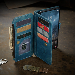 Многофункциональный чехол-кошелек CaseMe 3 in 1 Matte Wallet для Samsung Galaxy S25 Edge