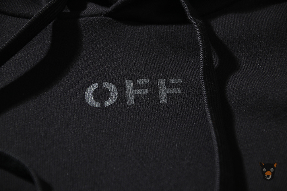 Худи Off-White "Triple Black"