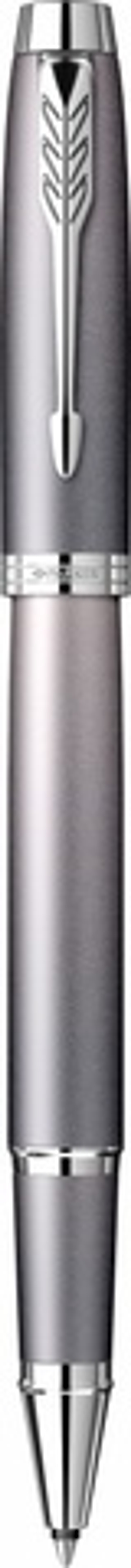 Ручка- роллер Parker "IM Rituals GREY Gradient CT", цвет чернил: Black 0,5мм, в подарочной упаковке