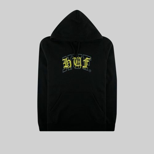 Толстовка мужская HUF Discordia артикул:PF00346-BLACK - купить в магазине Дайс