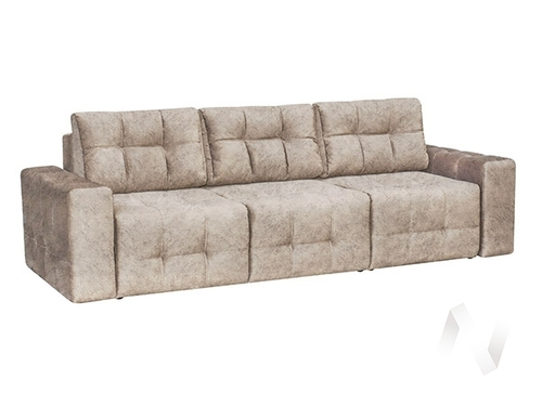 Диван прямой НЕО-53 (БД) Salute 15 (серо-бежевый)