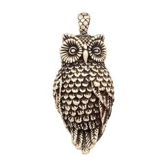 Сова - подвеска из бронзы
