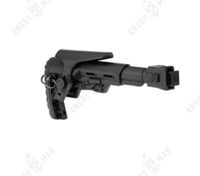 Приклад без рукоятки для боевых складных версий АК (74м, -12, -15, "сотая" серия и тд), на базе Alpha CP, K.Arma