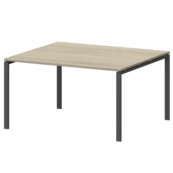 Стол переговорный на металлокаркасе СМСП-П-14.123.Пр25  1400x1236x750 Смарт