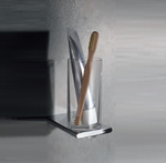 Держатель стакана со стаканом Keuco Edition 400, хром (11550019000)