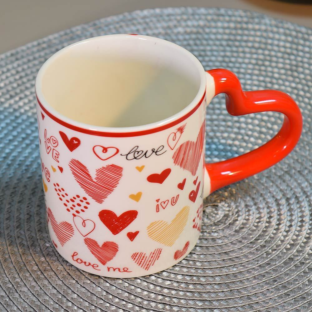Кружка 350мл Love, микс 8632