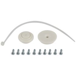 Коробка монтажная ЭРА KOR-MV-131-41.5-W-55 для камер видеонаблюдения белая 131х41,5мм IP55 | Коробки монтажные для камер видеонаблюдения