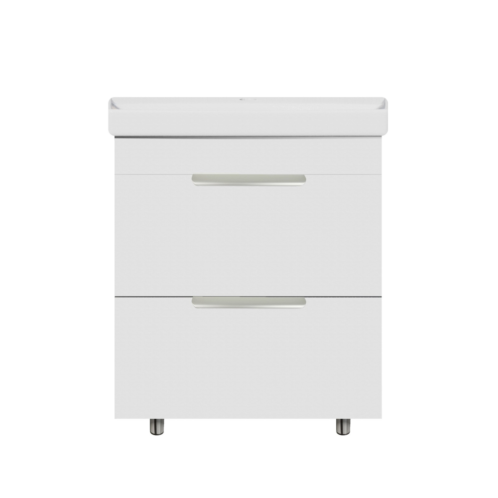 Тумба напольная ORBITA-4 МОДЕРН ЛИМИТЕД 70, 2 ящика под раковину Cersanit COMO, Белый