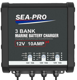 Зарядное устройство ТЕ4-0333B (3х12В AGM/LEAD-ACID/LiFePo4)