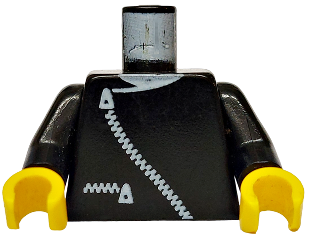 Торс с белой молнией 973p0ac02, Black