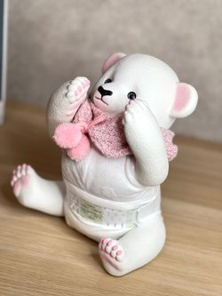 Игрушка мягконабивная 35см AniReal Медвежонок (60160)