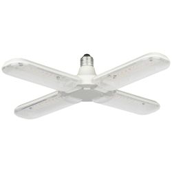 Фитолампа для растений светодиодная ЭРА FITO-36W-Rа90-E27-FOLD 4-х лепестковая полного спектра 36 Вт Е27