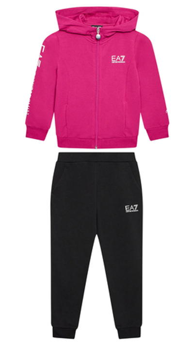 Детский теннисный костюм EA7 Boys Jersey Tracksuit - Multikolor