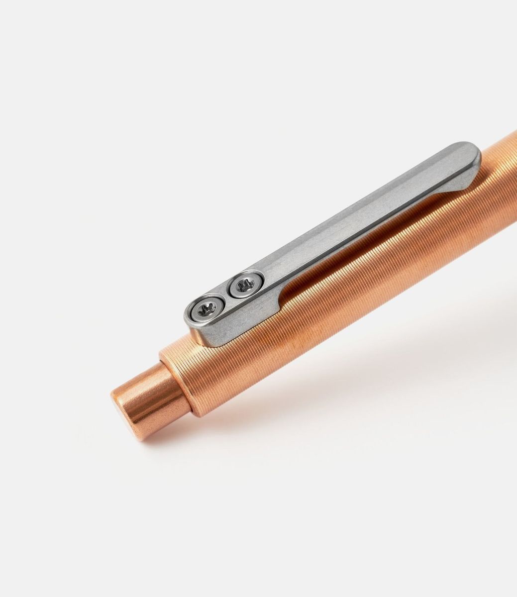 Tactile Turn Side Click Copper — ручка с боковой кнопкой