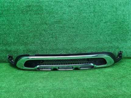 Юбка переднего бампера Mercedes GLC X253 (19-22)