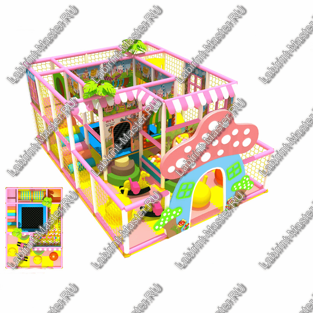 Детский игровой лабиринт "В тридевятом царстве"