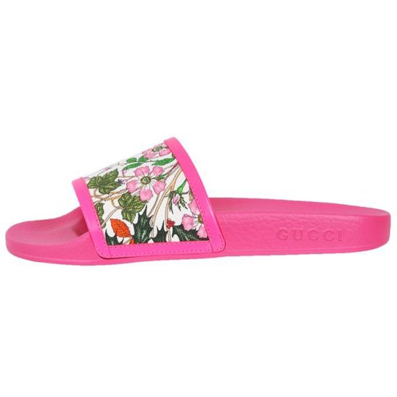 GUCCI Pursuit Pool Slide &#39;Pink Floral&#39;