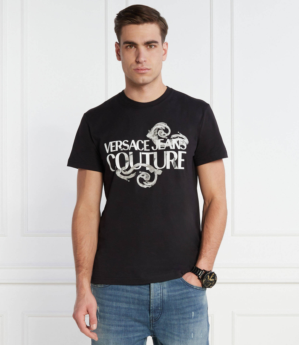 Футболка Versace Jeans Couture - черный(76GAHG00CJ00G)