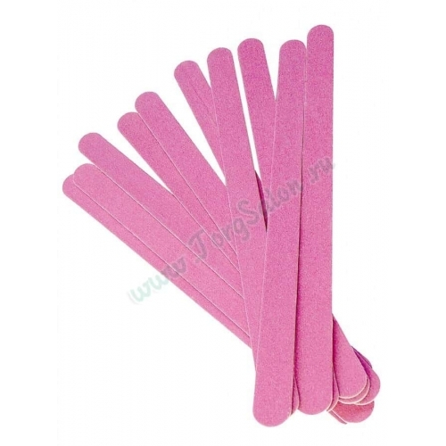 Пилки для маникюра (малиновые), AT 454, Silver Star. Длина: 140 мм. Количество: 10 шт./уп.