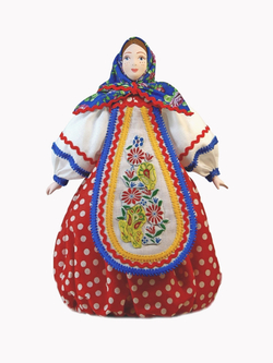 Кукла Матрешка-неваляшка по мотивам традиционной русской игрушки