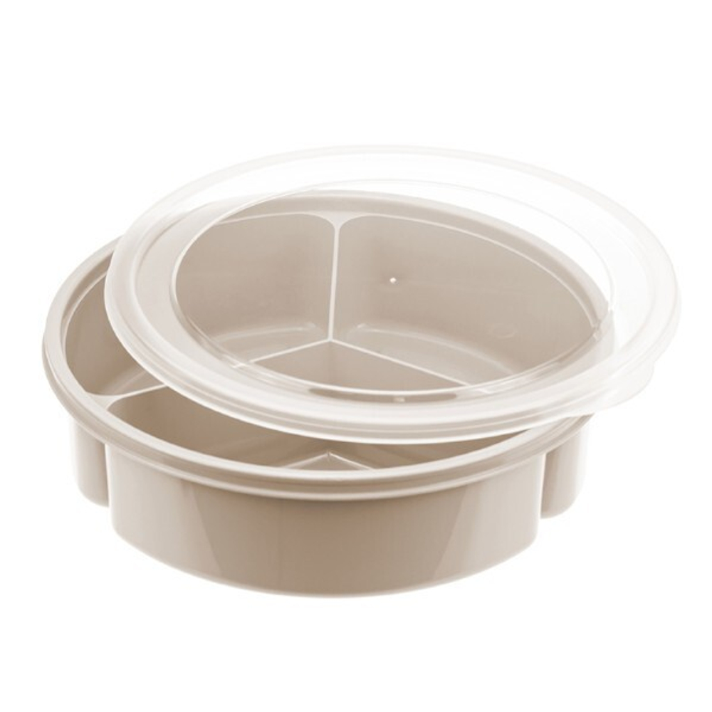 Менажница с крышкой 3 секции (3*300мл) М1124