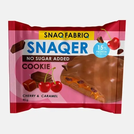 Печенье Snaq Fabriq глазированное вишня карамель 40г