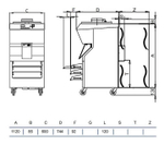 Батч-фризер для мороженого STAF59 BFE600 W