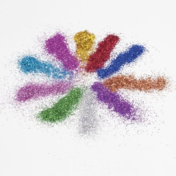 Глиттер для декора НАБОР КЛАССИКА 10 цветов по 4 грамма