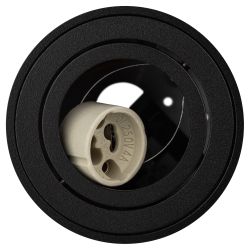 Светильник накладной ЭРА OL21 BK под лампу MR16 GU10 поворотный черный