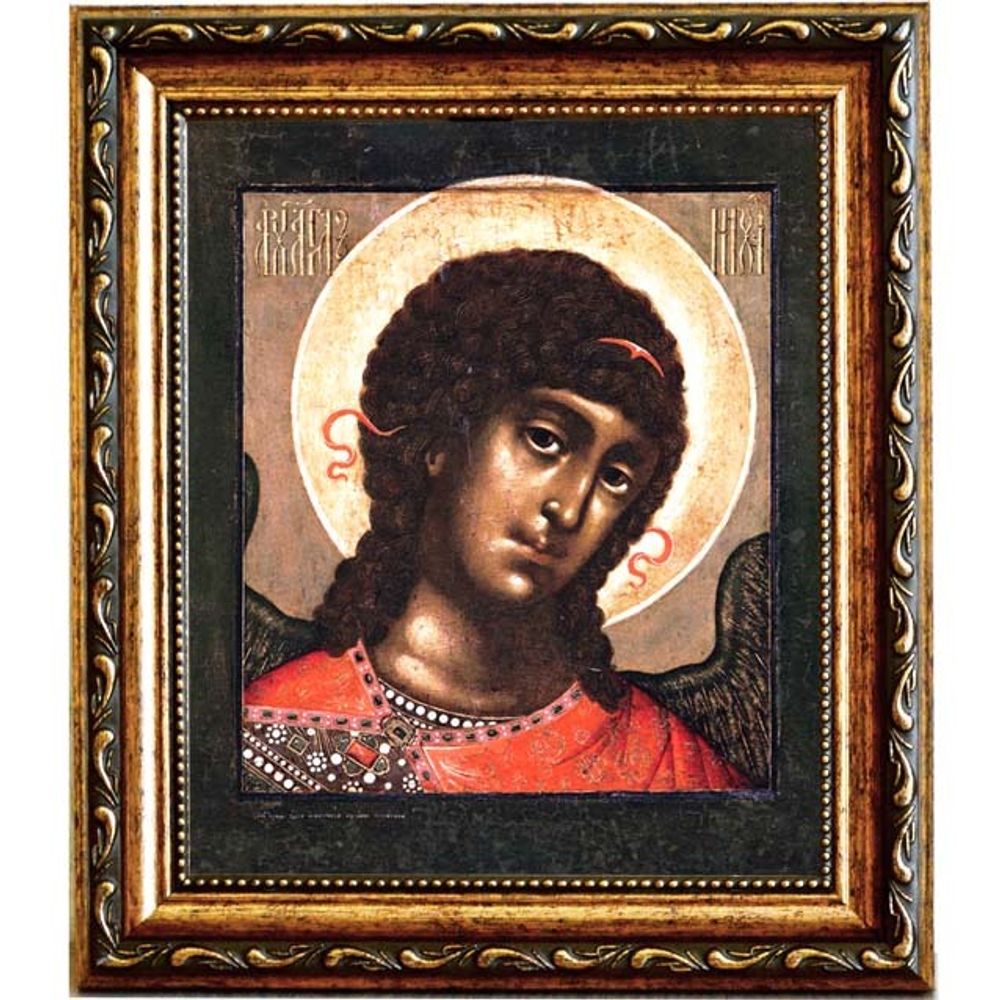 Архангел Михаил. Воспроизведение на холсте старинной иконы М. Милютина.