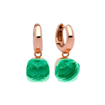 Серьги Qudo Firenze smaragd 300086 G/RG