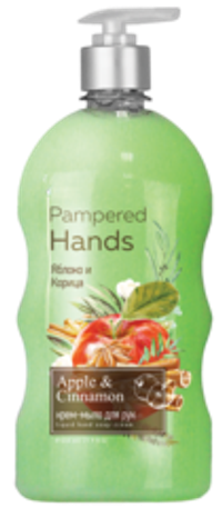 Фабрика Ромакс Pampered Hands Крем-мыло для рук Яблоко и корица 650г