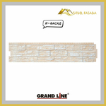 Панель фасадная GL  Я-фасад  Скала Слоновая кость 0,46м2