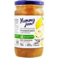 Джем из груши с ванилью без сахара Yummy Jam 350г