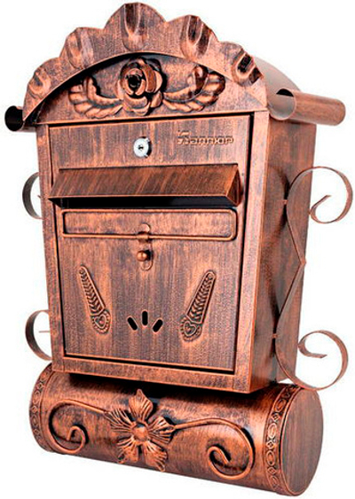 Почтовый ящик №2002 медь