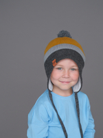 Шапка зимняя вязаная (Горчица) КОДИ