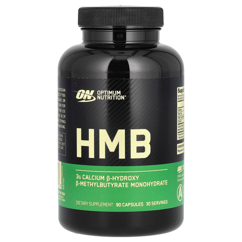 Optimum Nutrition, HMB (гидроксиметилбутират), 90 капсул