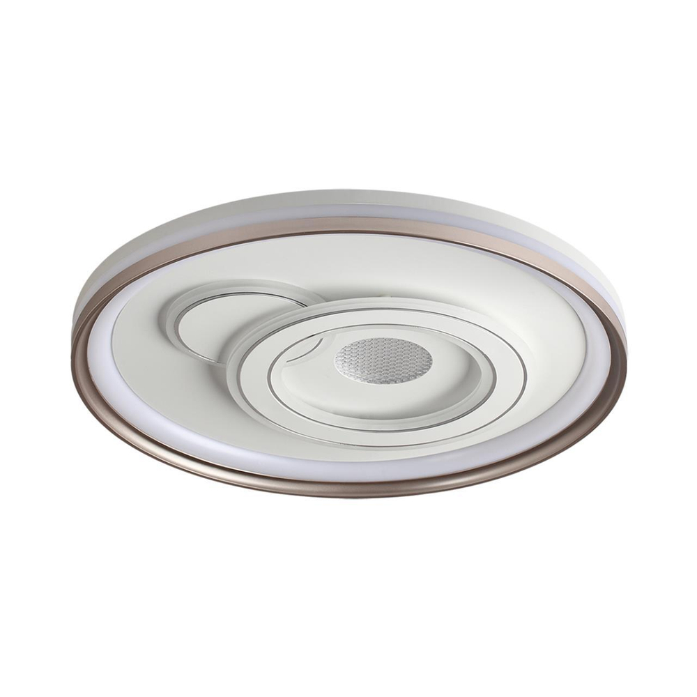 7785/85L PIKO LED SN 078 Светильник металл/белый/бронза LED 85Вт 3000-6500K D490 IP20 пульт ДУ GEMINI