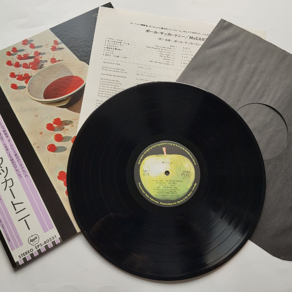 Винтажная виниловая пластинка LP Paul McCartney (Japan 1975) (Obi) Valentine Day