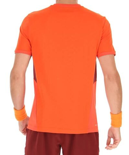 Мужская теннисная футболка Lotto Tech и D3 Tee - красный